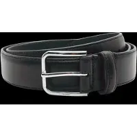 BOSS Ceinture Business en cuir avec boucle en argent poli