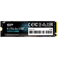 Silicon Power Disque SSD Interne - - P34A60 1To - NVMe PCIe Gen3x4 M.2 Lecture Écriture 2200 1600 Mo/s