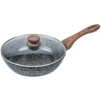 KINGHOFF poele / wok 24cm Granit Wood kh-1170 / 1583 KH1583