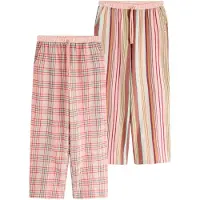Next Pantalon de pyjama mélange de couleurs / rose