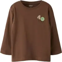 Name it T-Shirt 'NMMOLAF' beige / marron / vert clair