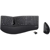 Perixx PERIDUO-605 Ensemble clavier et souris, sans fil, ergonomique, noir