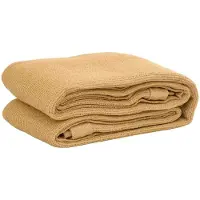 vidaXL Tapis de tente sable 300x500 cm PEHD