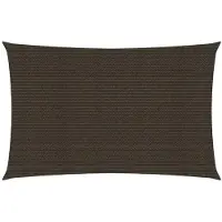 vidaXL Voile d'ombrage 160 g/m² Marron 6x8 m PEHD
