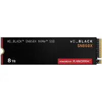Western Digital Disque SSD NVMe Black WD_BLACK SN850X, alimenté par SANDISK, 8 To
