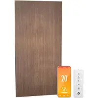 Blumfeldt radiateur infrarouge mural 700 W – IP44, WiFi, thermostat, détection de fenêtre ouverte, télécommande, pour salle de bain, radiateur infrarouge, efficacité énergétique 99%, design métal