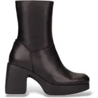 Wonders pour femme. H-49101_5121_5792 Bottines en cuir Lady 101 Noir (40), 5 à 8 cm, Fermeture éclair, Casuel