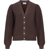 Object Côtelé - Effet Bouffant Cardigan