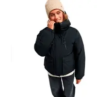 Roxy - Doudoune à capuche imperméable - 20K Dusky Haze Jacket True Black - Taille XS - Noir
