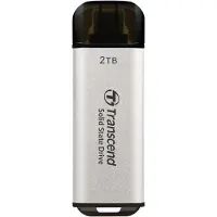 Transcend SSD ESD300S 2 To USB-C argent
