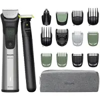Philips Tondeuse à cheveux MG9535/15 en acier inoxydable, batterie lithium-ion 27