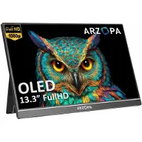 Arzopa A3C Pro (1920 x 1080 pixels, 13.30"), Moniteur, Gris