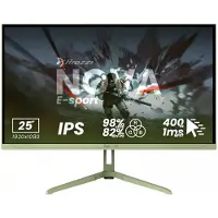 AROZZI Nova 25" E-sport Écran Gaming - 1920x1080 - Full HD IPS - 400 Hz - Vert Forêt