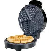 Alpina Gaufrier 1000W - Gaufres en forme de coeur - Revêtement antiadhésif