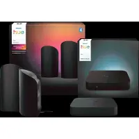 Philips Hue Play Wall Washer Noir Lot de 2 + HDMI Sync Box 4K