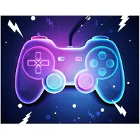 Borg Living Fleece Blanket 100 x 140 cm - Gamer (NB 2002)