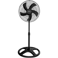 Opviq , ventilateur sur pied Kumtel KTF-345, couleur noire, 100% ABS, dimensions : 50 x 50 x 132 cm