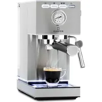 Klarstein Pausa Machine à espresso 1350 watts 20 bars de pression Réservoir d'eau : 1,4 litre Acier inoxydable