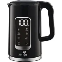 Senya Bouilloire électrique , 1,7 litre, grand écran numérique, 5 programmes automatiques