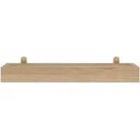 vidaXL Étagères murales 2 pcs 60x15x4 cm bois de teck massif