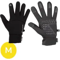 Dunlop Gants Écran Tactile M Gants Chauds Pour Écran Tactile Gants Sport Unisexe Noir