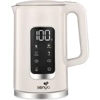 Senya , bouilloire électrique en acier inoxydable, 1,7 l, avec réglage de température 40 - 1