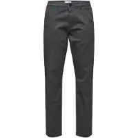 Selected Pantalon chino 'SLHMiles Flex' gris foncé