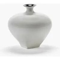 Serax Josephine Vase 01 Vase White | Silver