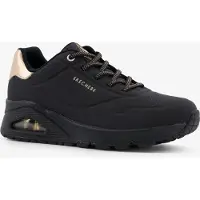 SKECHERS Baskets basses 'Uno' or / noir