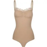 Cfab Body modelant 'Bodysuit Sculpting Shapewear mit Lace' beige