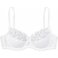 MILENKA Soutien-gorge '- lace bra - half padded - white' blanc