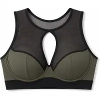 MILENKA Soutien-gorge de sport vert foncé