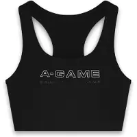 A-Game Soutien-gorge de sport noir / blanc