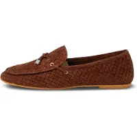 Flarelle Mocassin 'Vialetto Intrecciato' chocolat