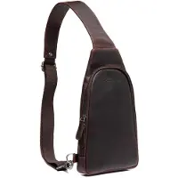 The Chesterfield Brand Cuir sac en bandoulière Bowey Sling Bag Brown marron foncé