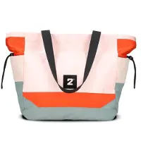 Zwei Cabas 'BONNY BO200' gris / orange / rose pastel