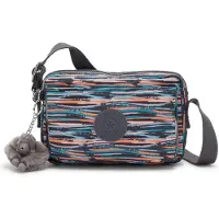 On24 Sac à bandoulière 'Abanu' azur / anthracite / corail / noir