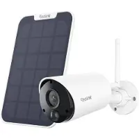 Reolink Caméra Argus Eco B320 avec panneau solaire, résolution 5MP