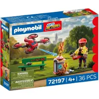 Playmobil City Action : Drone d'intervention incendie - 72197