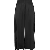 Urban Classics Ladies Satin Wide Leg Culotte black - XXL large