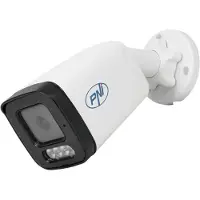 Pni Caméra de surveillance IP IP515J, type bullet, 5MP, objectif de 2,8 mm, pour une utilisation en extérieur, compatible PoE