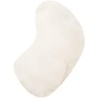 NATURL. Tapis doux à poils longs | Comfy Supreme Ripple Crème | 60x80cm | Crème | Polyester | Forme libre