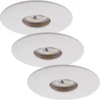 Briloner Lampe LED encastrée LEUCHTEN ATTACH ONE, 1,8 W, 150 lm, IP44, blanc, plastique, Ø 4,5 cm