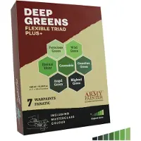 The Army Painter – Deep Greens Flexible Triad Plus (7 ml)