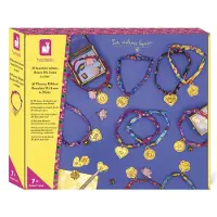 Janod 10 bracelets « Mi Amor » à motif floral à réaliser soi-même