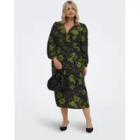 ONLY Robe 'CARCamille' vert gazon / noir