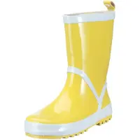 Playshoes Bottes en caoutchouc jaune / blanc
