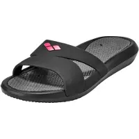 Arena Claquettes / Tongs 'Nina' magenta / noir