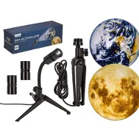 Out of the blue Lampe de projection LED Terre et Lune