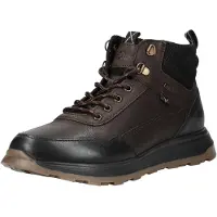 s.Oliver Bottines à lacets brun foncé / noir